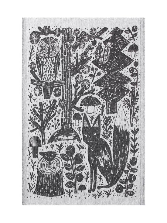 Lapuan Kankurit - Metsikkö-keittiöpyyhe - 79 WHITE-BLACK | Stockmann - photo 1