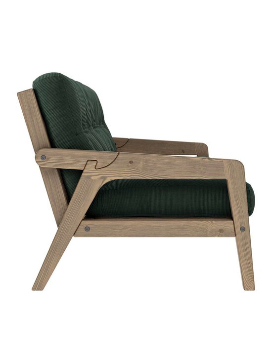 Karup - Grab-futonsohva Corduroy-kangas seaweed/ruskea L 200 cm - GREEN | Stockmann - photo 3
