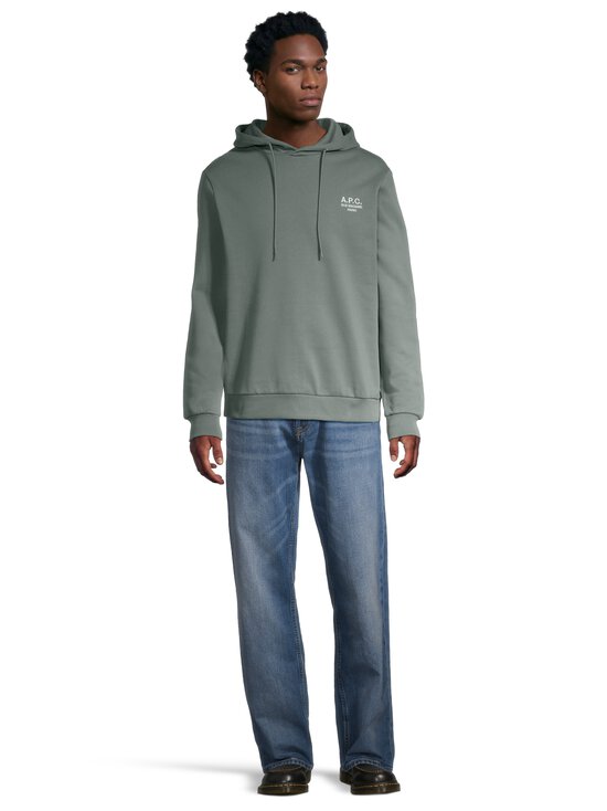 A.P.C - Jersey Standard Rue Madame -huppari - VERT GRISE / BLANC | Stockmann - photo 2
