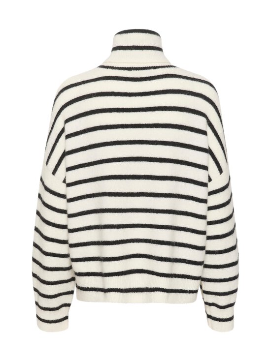 Gestuz - AlphaGZ Rollneck Striped -neule - 106145 IVORY BLACK STRIPED - photo 2 Gestuz - AlphaGZ Rollneck Striped -neule - 106145 IVORY BLACK STRIPED | Stockmann - photo 2