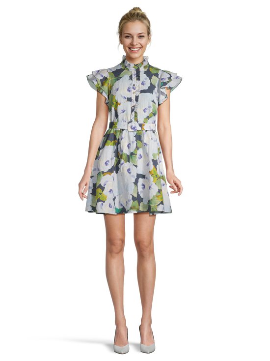 by TiMo - Linen Ruffle -mekko - 614 - BLUEBELL | Stockmann - photo 2