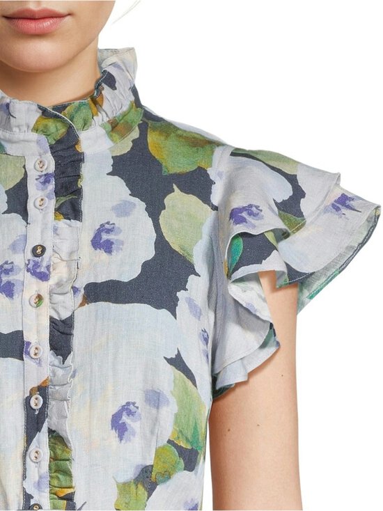 by TiMo - Linen Ruffle -mekko - 614 - BLUEBELL | Stockmann - photo 4