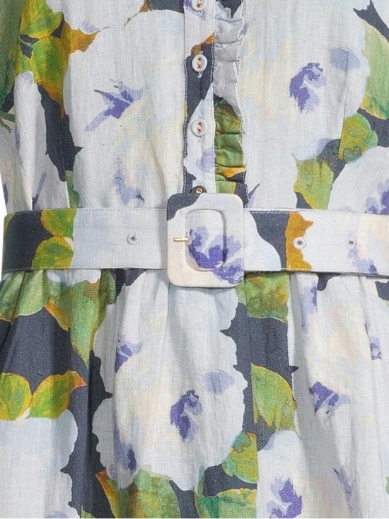 by TiMo - Linen Ruffle -mekko - 614 - BLUEBELL | Stockmann - photo 5