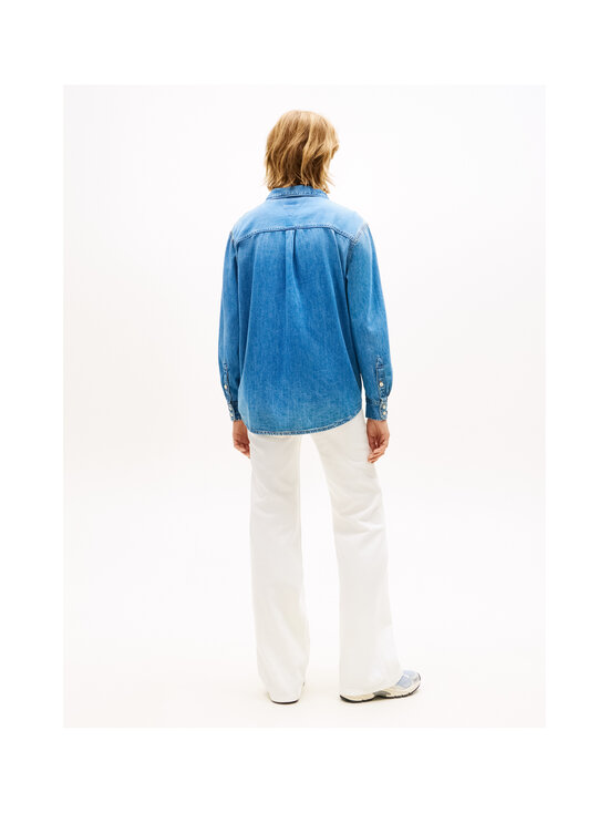 Tommy Jeans - Relaxed džinsa krekls - 1A5 DENIM MEDIUM | Stockmann - photo 3