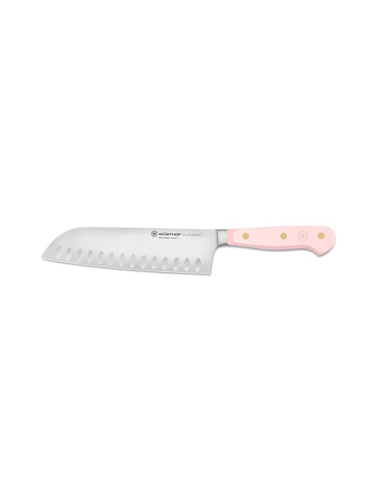 Wusthof - Classic Santoku Hollow Edge -kokkiveitsi 17 cm - PINK HIMALAYAN SALT | Stockmann - photo 1