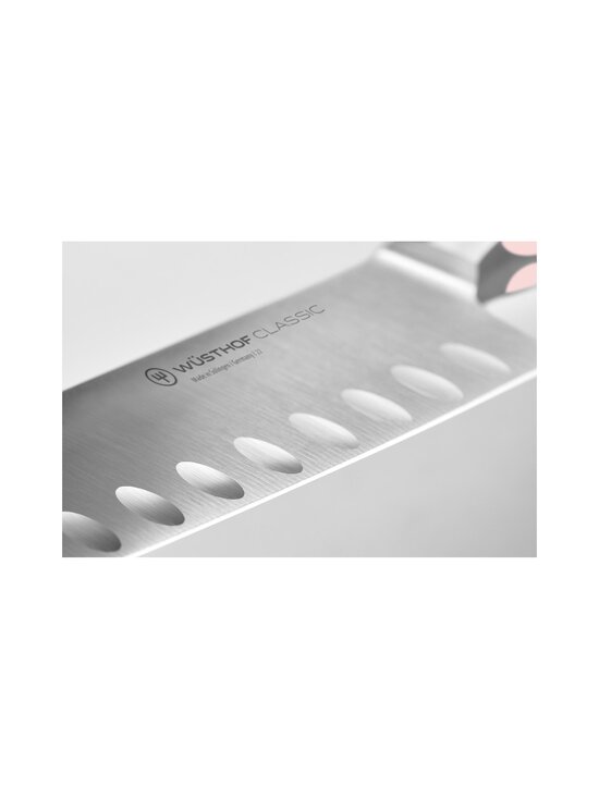 Wusthof - Classic Santoku Hollow Edge -kokkiveitsi 17 cm - PINK HIMALAYAN SALT | Stockmann - photo 2