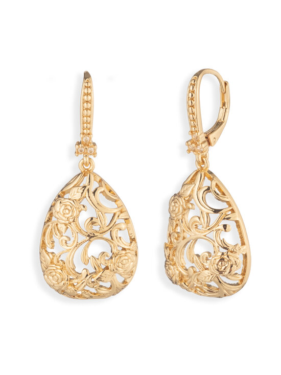 Marchesa - Romantic Pearl Puffy Filigree auskari - GLD | Stockmann - photo 1