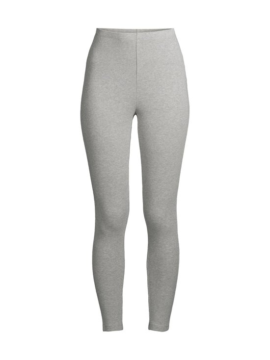 A+more - Nea Ribbed -leggingsit - GREY MELANGE | Stockmann - photo 1