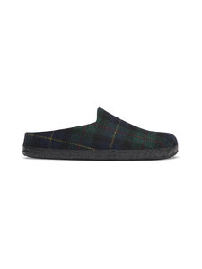 BIRKENSTOCK - Amsterdam Wool Felt -tossut - GREEN NAVY PLAID | Stockmann