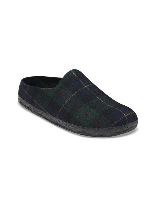BIRKENSTOCK - Amsterdam Wool Felt -tossut - GREEN NAVY PLAID | Stockmann - photo 2