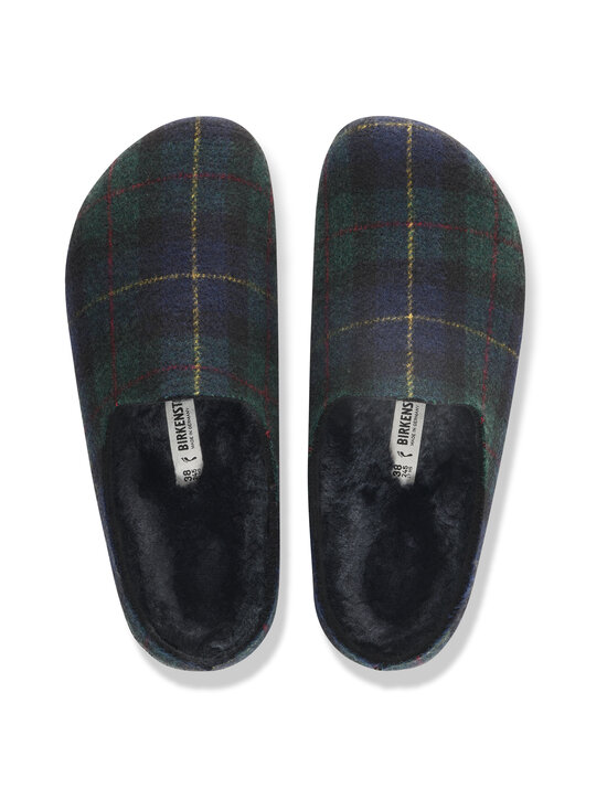 BIRKENSTOCK - Amsterdam Wool Felt -tossut - GREEN NAVY PLAID | Stockmann - photo 3