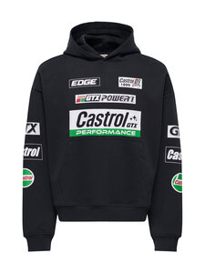 Only & Sons - OnsCastrol Life -collegehuppari - JET BLACK PRINT:CASTROL PERFORMANCE | Stockmann