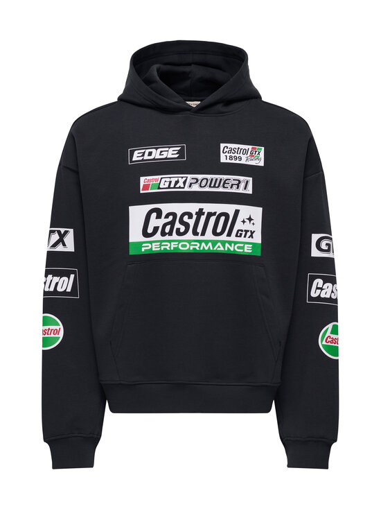Only & Sons - OnsCastrol Life -collegehuppari - JET BLACK PRINT:CASTROL PERFORMANCE | Stockmann - photo 1