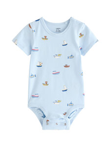 Lindex - Boat Print bodijs - 3619 LIGHT BLUE | Stockmann