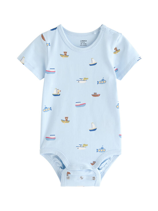 Lindex - Boat Print bodijs - 3619 LIGHT BLUE | Stockmann - photo 1