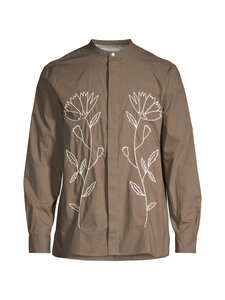Officine Générale - Gaston-kauluspaita - TAUPE | Stockmann