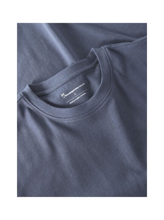 Knowledge Cotton Apparel - Regular Heavy Jersey t-paita - 1226 VINTAGE INDIGO | Stockmann - photo 3
