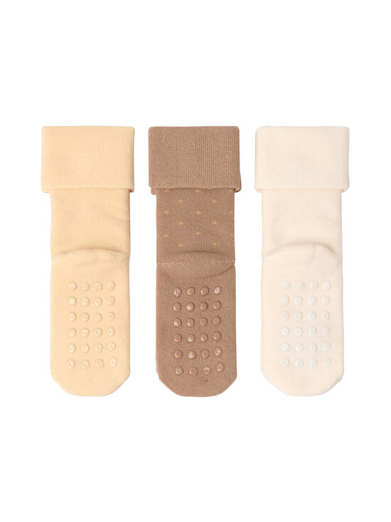 Lindex - Frotē zeķes, 3 pāri - 3416 YELLOW | Stockmann - photo 2