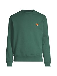 Maison Kitsuné - Fox Head Regular -collegepaita - P399 BOTTLE GREEN | Stockmann