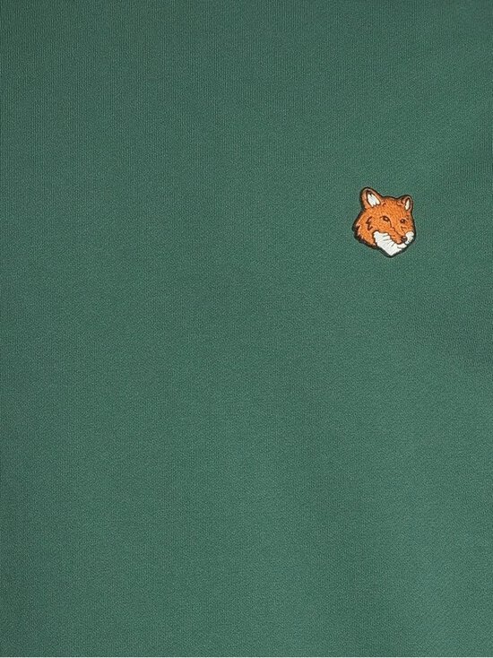 Maison Kitsuné - Fox Head Regular -collegepaita - P399 BOTTLE GREEN | Stockmann - photo 4