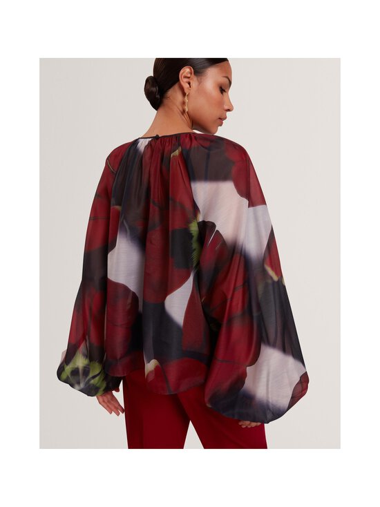 Ted Baker London - Elaia Organza Puff Sleeve -pusero - NAVY | Stockmann - photo 3