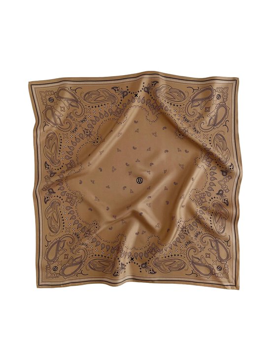 lescarf - Paisley-silkkihuivi - CAPPUCHINO, BLACK &AMP; WHITE | Stockmann - photo 1