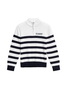 GANT - Breton Stripe -neulepaita - 110 WHITE | Stockmann
