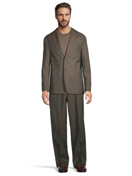 Officine Générale - Nash Fresco -ruudulliset housut - ICEDCOF/DKBROWN/ECR | Stockmann - photo 3