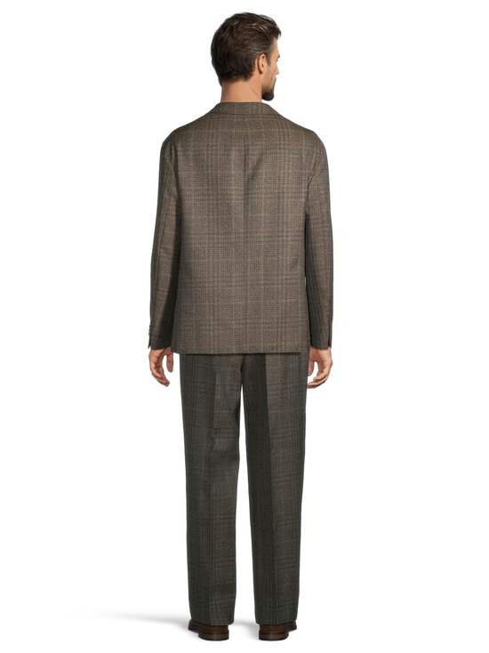 Officine Générale - Nash Fresco -ruudulliset housut - ICEDCOF/DKBROWN/ECR | Stockmann - photo 4