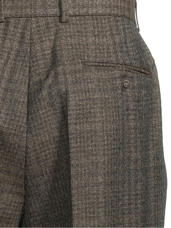 Officine Générale - Nash Fresco -ruudulliset housut - ICEDCOF/DKBROWN/ECR | Stockmann - photo 5