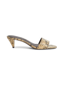 Tommy Hilfiger - Mid Mule Snake Print -sandaalit - 0F4 SNAKE | Stockmann