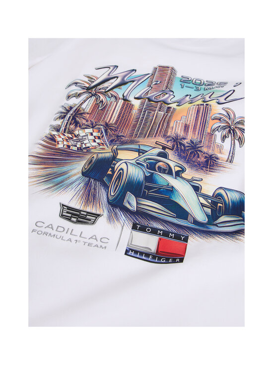 Tommy Hilfiger - TH x CF1 Miami Graphic t-paita - YBR WHITE | Stockmann - photo 6