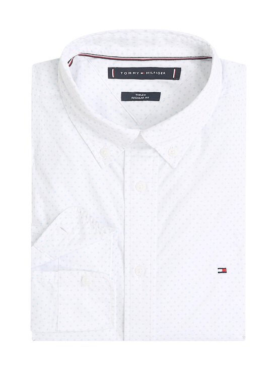 Tommy Hilfiger - Flex Poplin Regular Fit krekls ar apkakli - 0K4 OPTIC WHITE / BREEZY BLUE - photo 3 Tommy Hilfiger - Flex Poplin Regular Fit krekls ar apkakli - 0K4 OPTIC WHITE / BREEZY BLUE | Stockmann - photo 3