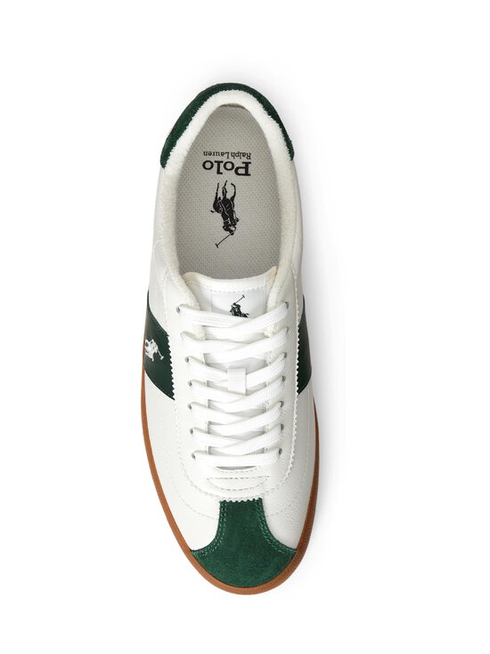Polo Ralph Lauren - Tennised Court Low Top Lace - DECKWASH WHITE/FOREST | Stockmann - photo 3