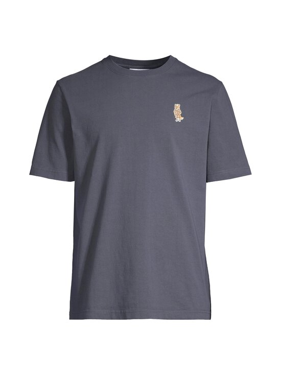 Maison Kitsuné - Dressed Fox Comfort t-paita - 0422 SHADOW BLUE | Stockmann - photo 1