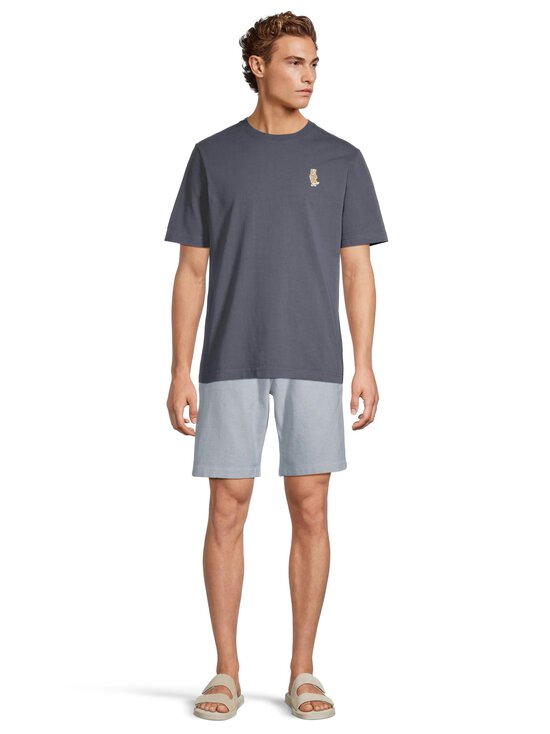 Maison Kitsuné - Dressed Fox Comfort t-paita - 0422 SHADOW BLUE | Stockmann - photo 2