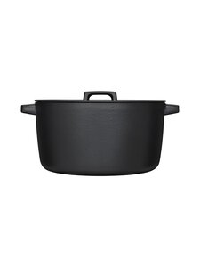 Fiskars - Kannellinen valurautapata 6 l - BLACK Fiskars - Kannellinen valurautapata 6 l - BLACK | Stockmann