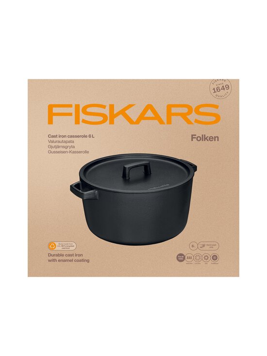 Fiskars - Čuguna katls ar vāku 6 l - BLACK - photo 4 Fiskars - Čuguna katls ar vāku 6 l - BLACK | Stockmann - photo 4
