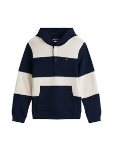 Tommy Hilfiger - Raidallinen huppari - 0A6 DARK NIGHT CLASSIC BEIGE STRIPE | Stockmann
