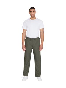 Knowledge Cotton Apparel - Fig Loose Fit -pellavahousut - 1068 BURNED OLIVE Knowledge Cotton Apparel - Fig Loose Fit -pellavahousut - 1068 BURNED OLIVE | Stockmann