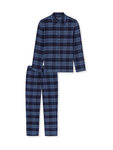 Schiesser - Flannel Check divdaļīga pidžama - 843 FADED DENIM | Stockmann