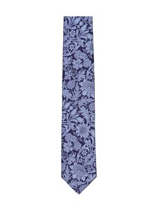 Stockholm Kravatt - Wallpaper Print zīda kaklasaite - G26D LIGHT BLUE / NAVY | Stockmann