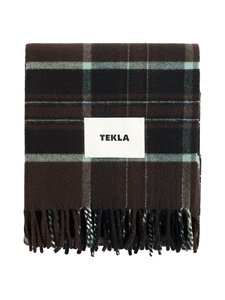 Tekla - Lambswool Check Fringes -huopa - 505 FEARN PLAID | Stockmann