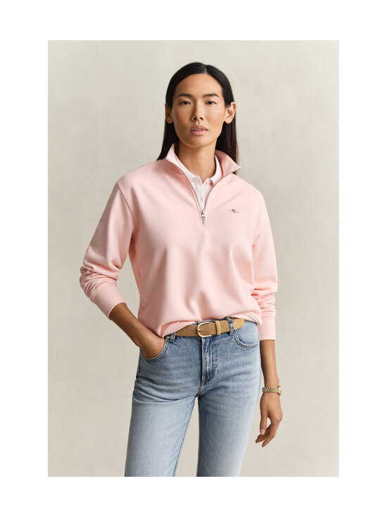 GANT - Shield Half-Zip - collegepaita - 647 APRICOT PINK | Stockmann - photo 2