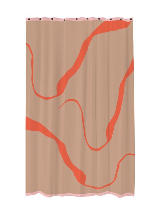 Mette Ditmer Denmark - Nova Arte -suihkuverho - 16 LATTE / ORANGE | Stockmann - photo 1