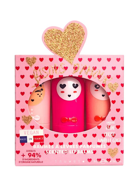 Inuwet - Lipbalms Gift Set Bisous D'Amour -huulivoide 3-pack - PINK | Stockmann - photo 2