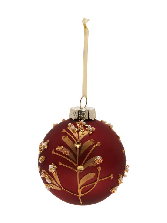 Villa Stockmann - Jõulukaunistus Gold Leaf 7,9 cm - RED/GOLD | Stockmann - photo 1