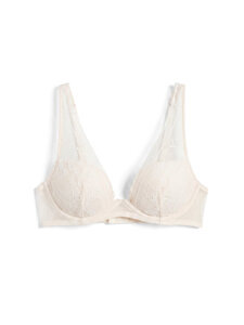 Calvin Klein Underwear Plus - Lightly Lined Plunge -rintaliivit - 101 IVORY | Stockmann
