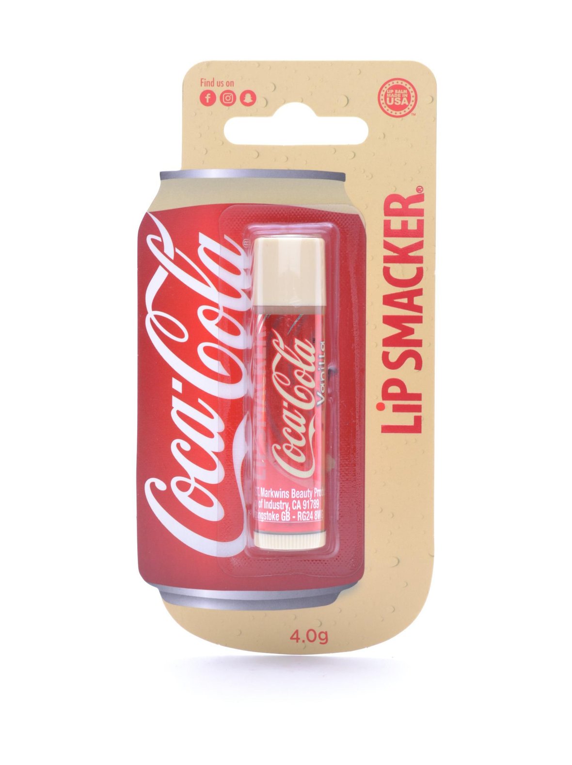 Coca-Cola Balm Vanilla Lip Smacker -huulivoide 4 g