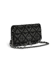 Zadig&Voltaire - Rock Nano Denim Monogram -farkkulaukku - 098 ROAD Zadig&Voltaire - Rock Nano Denim Monogram -farkkulaukku - 098 ROAD | Stockmann